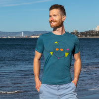 Provincetown Teal Beach-Ready Bear Tee