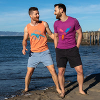 50% OFF AFTER CODE NEWFALL: Provincetown Magenta Tasty Creamsicle "Circle Fun" Tee