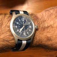 Hamilton Blue Military Field Watch