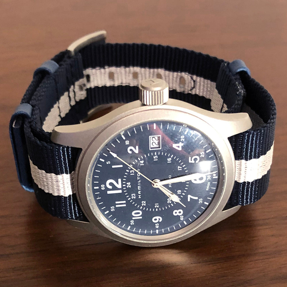 Hamilton Blue Military Field Watch