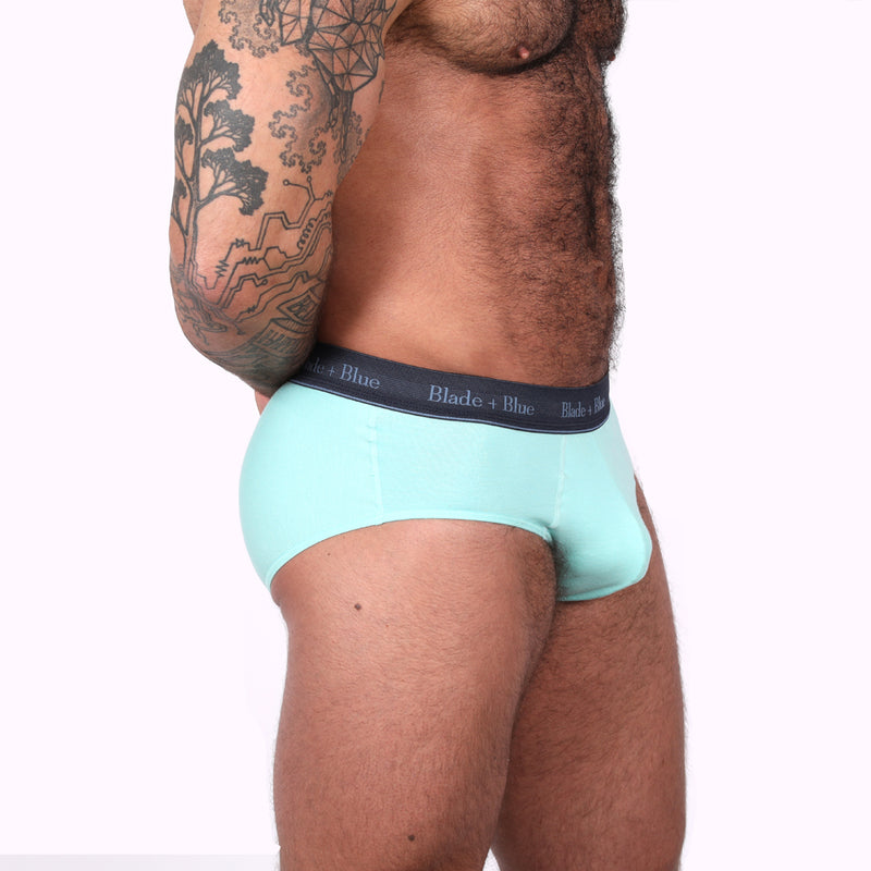 Mint Blue Brief Underwear