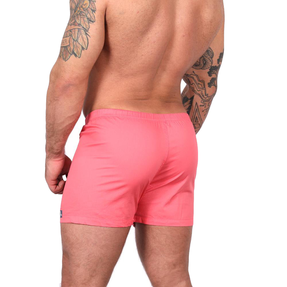 Solid Hot Pink Boxer Short - Devon