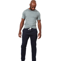 Solid Navy Blue Jogger Sweatpants - Made in USA