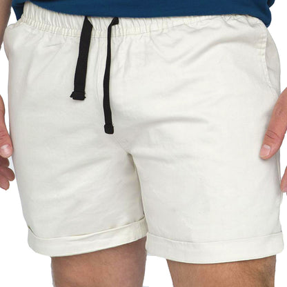 &quot;The Paradise Short&quot; in Ivory Stretch Twill - Made In USA