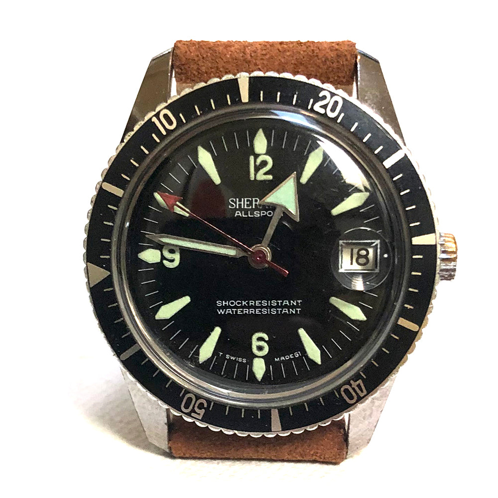 Vintage Sheraton Diver's Automatic Watch
