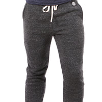 Charcoal Grey Marled Tri-Blend Jogger - Made In USA