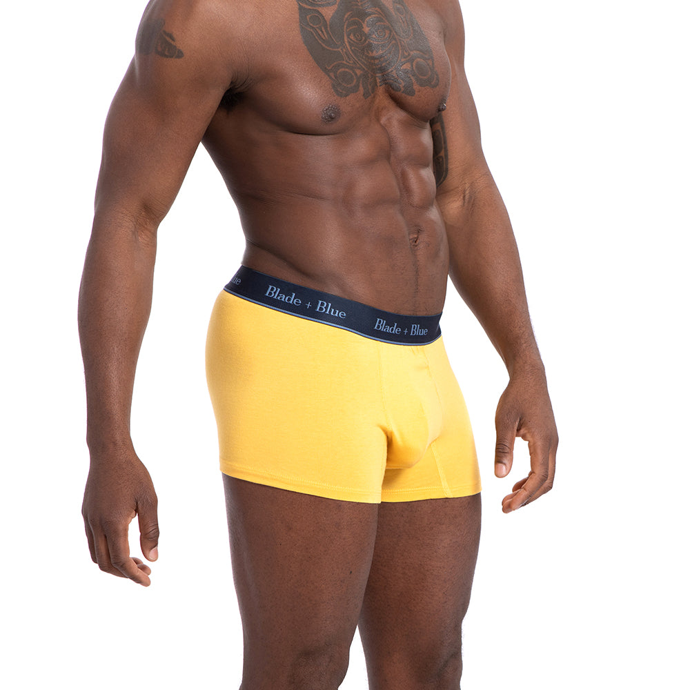 Golden Yellow Trunk Underwear - Made In USA