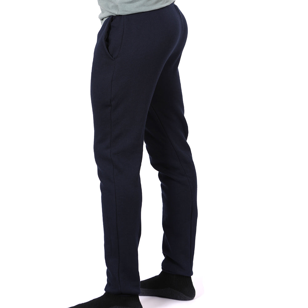 Solid Navy Blue Jogger Sweatpants - Made in USA