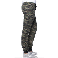 Olive Green Camouflage Jogger Sweatpants - Made in USA