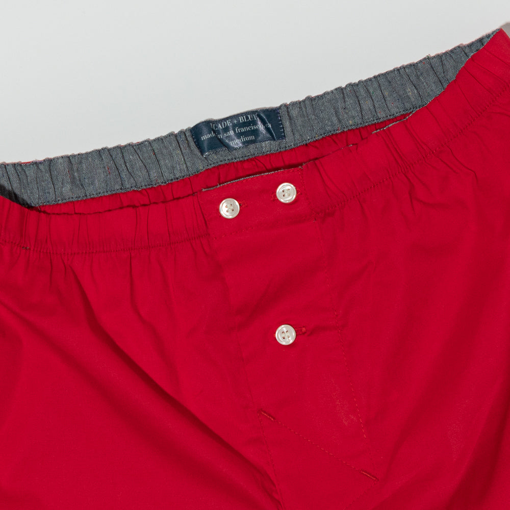 Solid Red Boxer Short - Webster