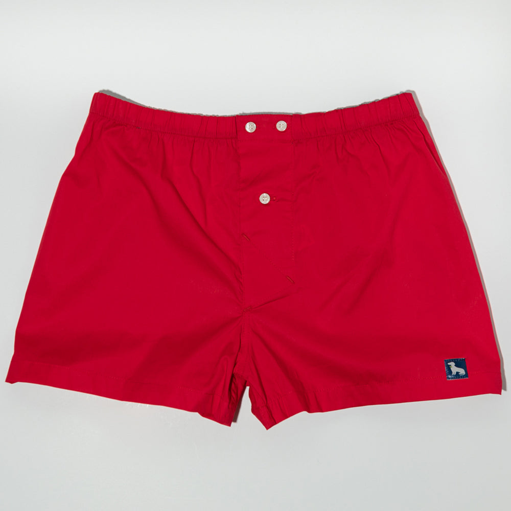 Solid Red Boxer Short - Webster