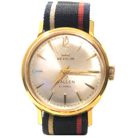 Vintage Westclox Automatic Watch With Stripe Band