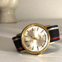 Vintage Westclox Automatic Watch With Stripe Band