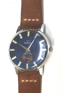 Vintage Blue Dial Waltham Military Watch